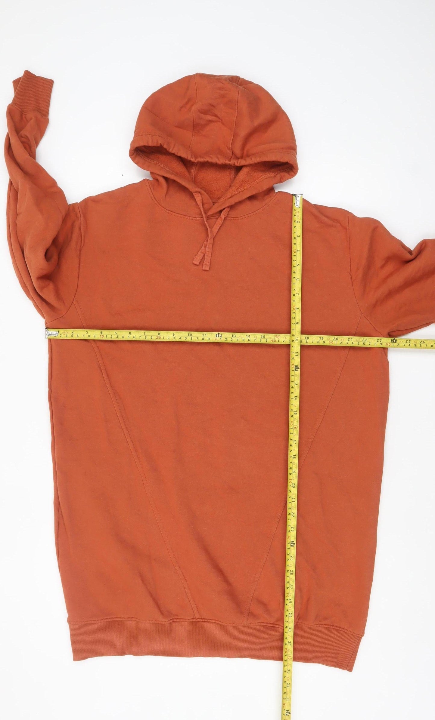 Threadbare Women’s Rust Pullover Hoodie Size 12 Cotton Blend Lined