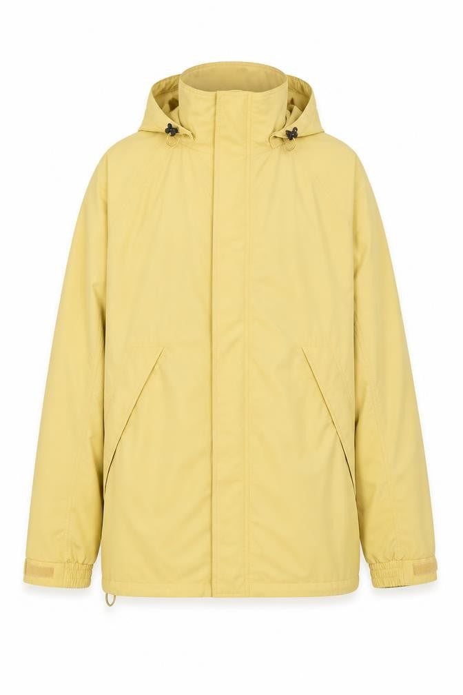 Regatta Men’s Yellow Waterproof Hooded Rain Jacket Size S Regular