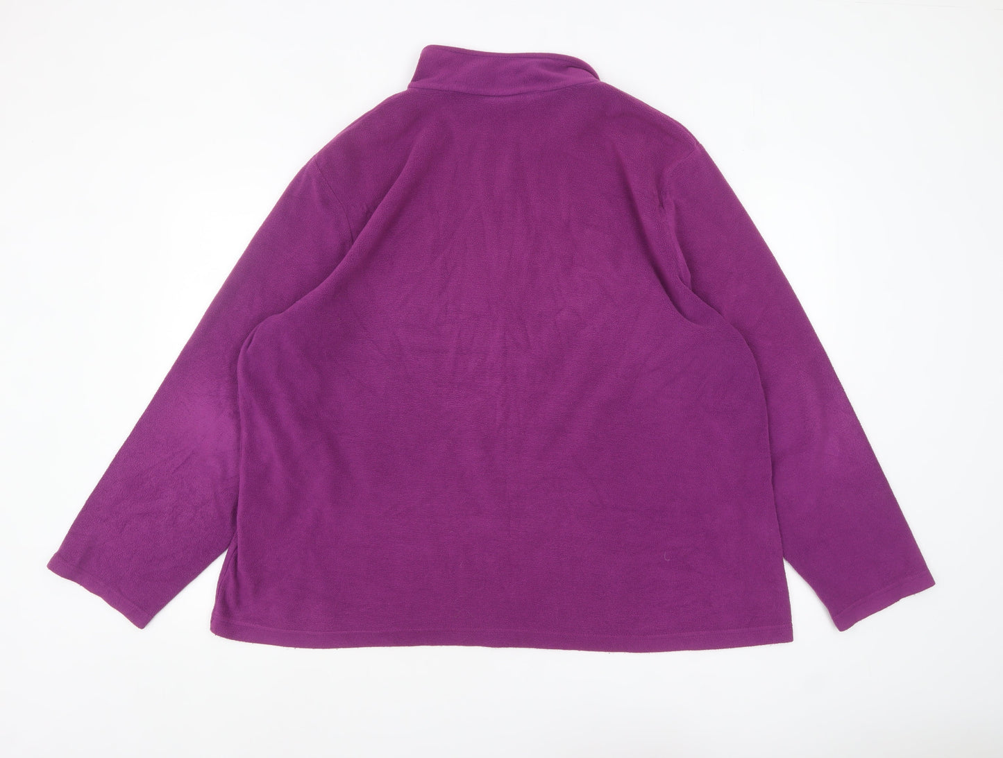 Regatta Women’s Purple Fleece 1/4 Zip Pullover Sweatshirt Size 22