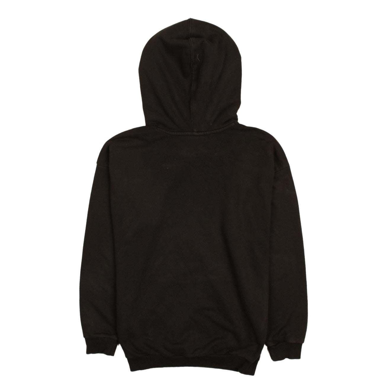 Adidas Womens Black Pullover Hoodie Size 6 Logo Print Casual