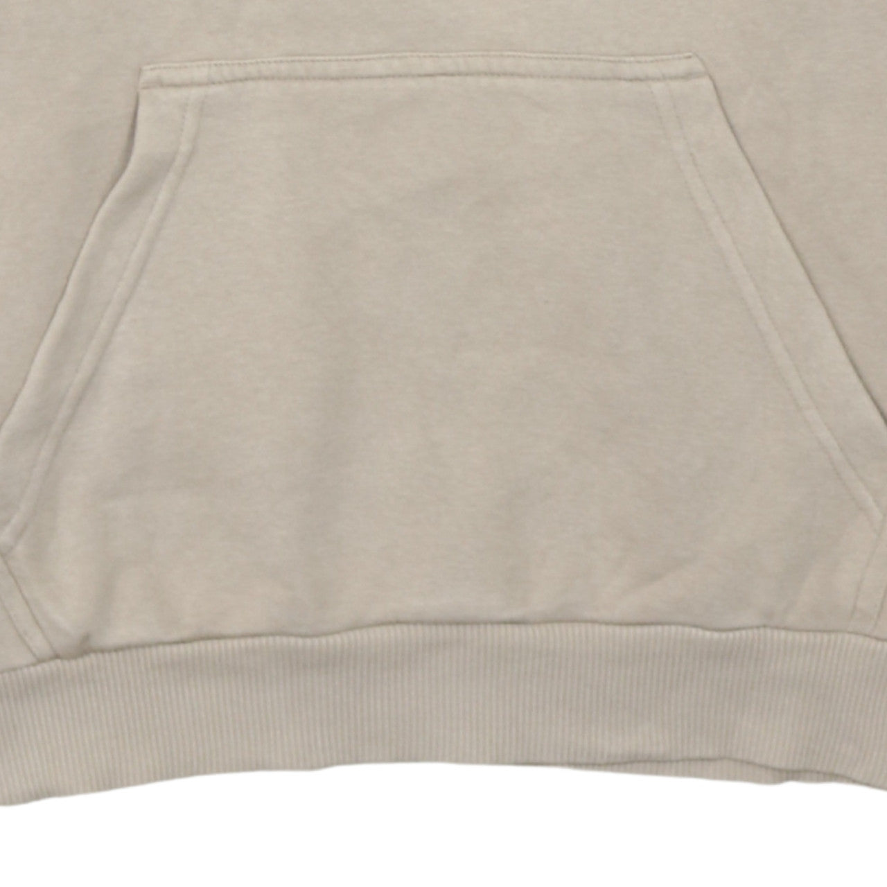 Adidas Mens Beige Hoodie Medium Pullover Logo Graphic Hooded Sweatshirt