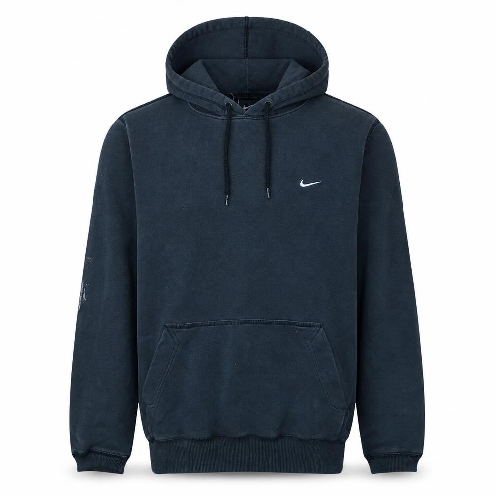 Nike Men's Black Pullover Hoodie Small Fleece Regular Fit