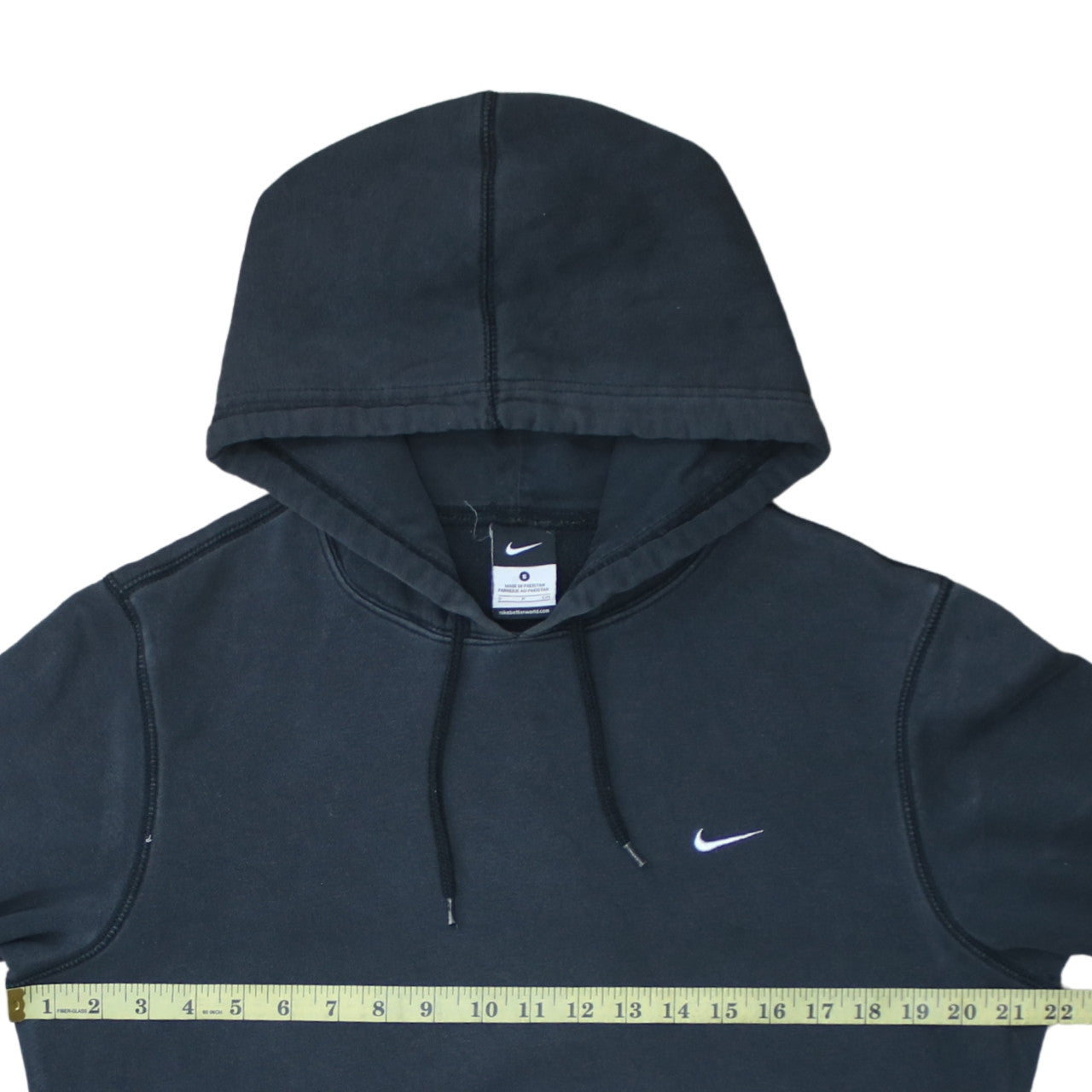 Nike Men's Black Pullover Hoodie Small Fleece Regular Fit