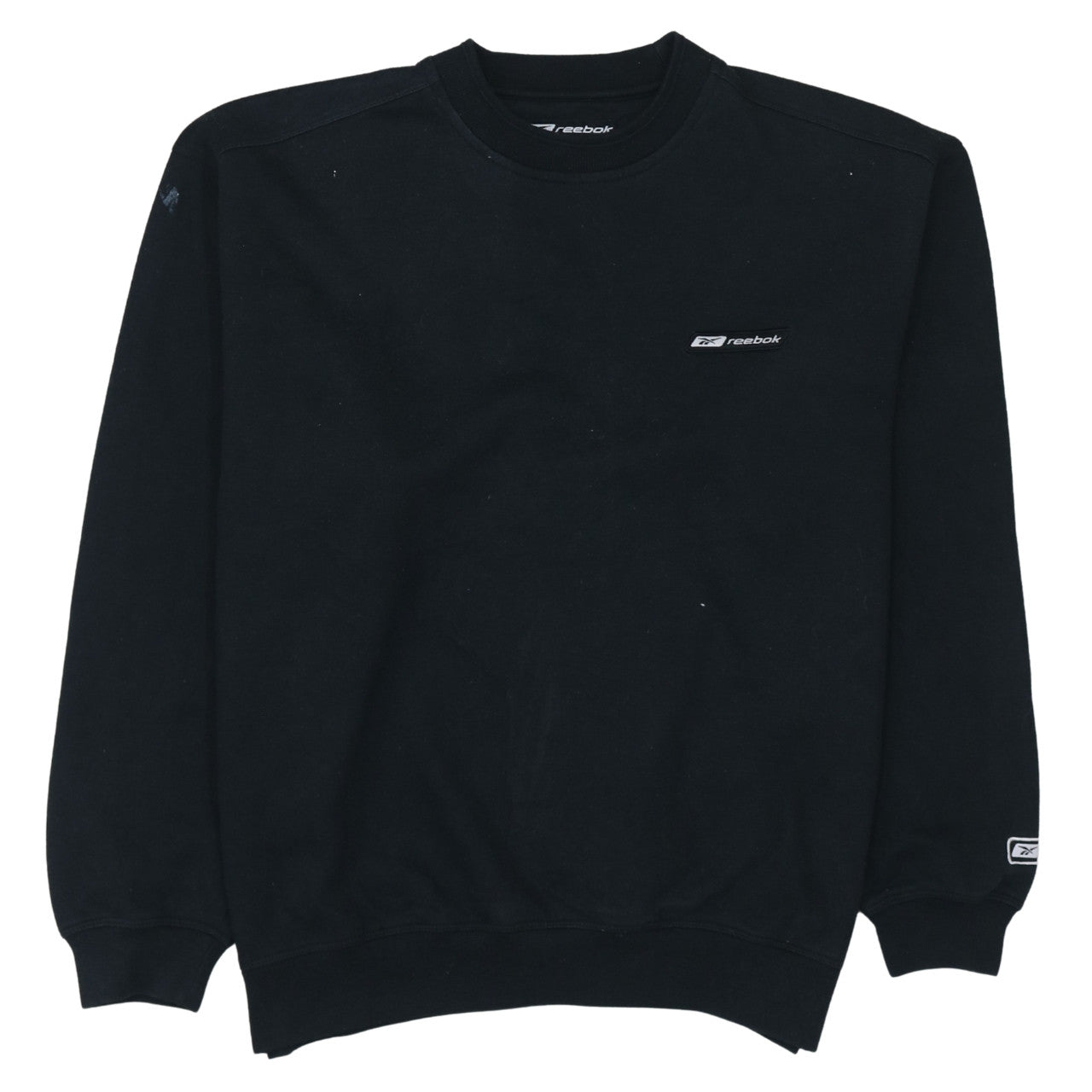 Reebok Men's Black Crew Neck Pullover Sweatshirt Size S
