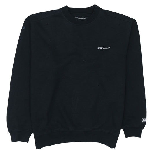 Reebok Men's Black Crew Neck Pullover Sweatshirt Size S
