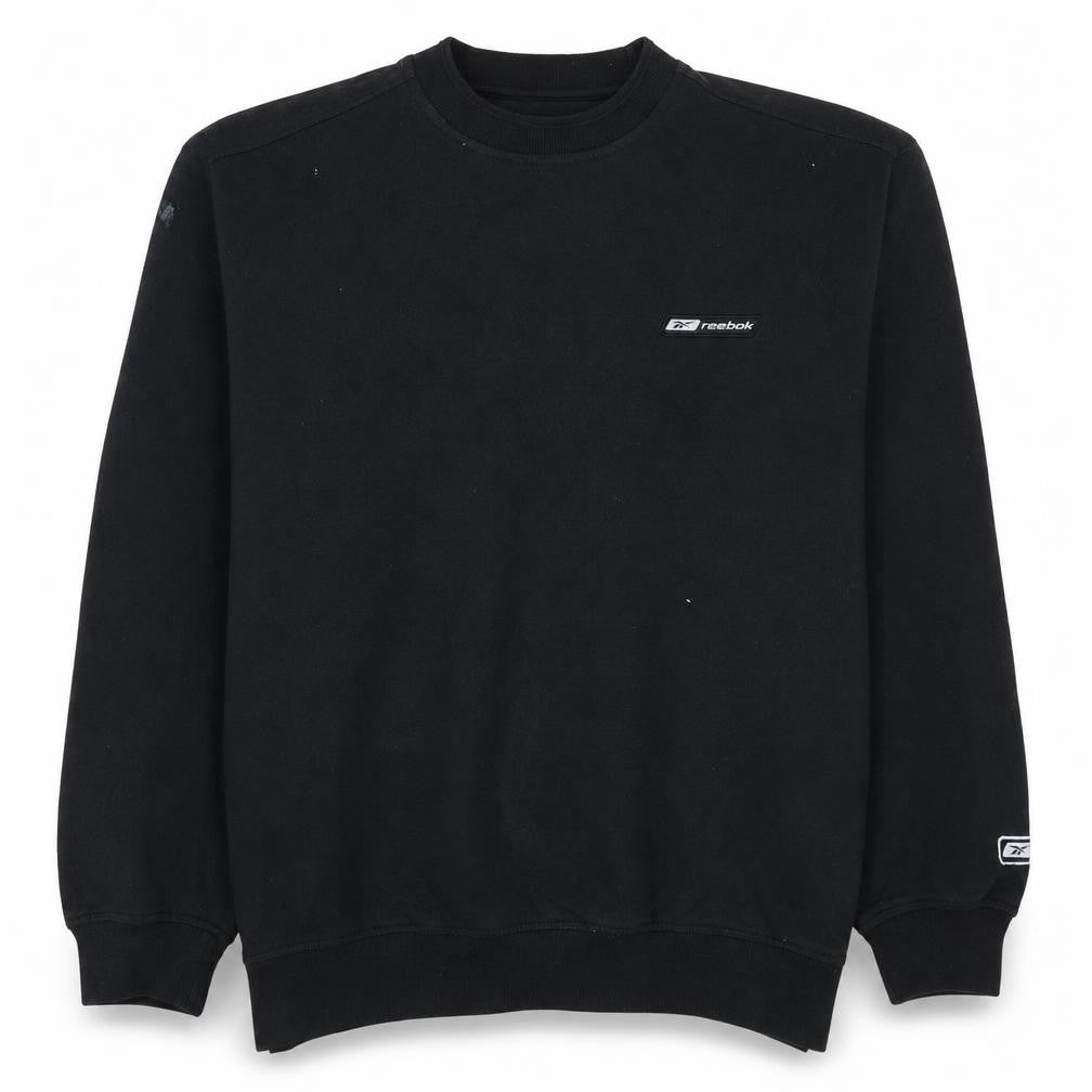Reebok Men's Black Crew Neck Pullover Sweatshirt Size S