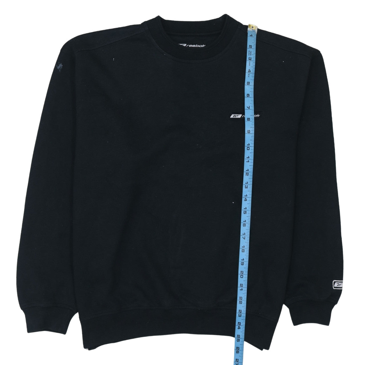Reebok Men's Black Crew Neck Pullover Sweatshirt Size S