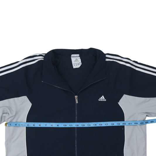 Adidas Men's Blue XL Track Jacket Full Zip Sportswear