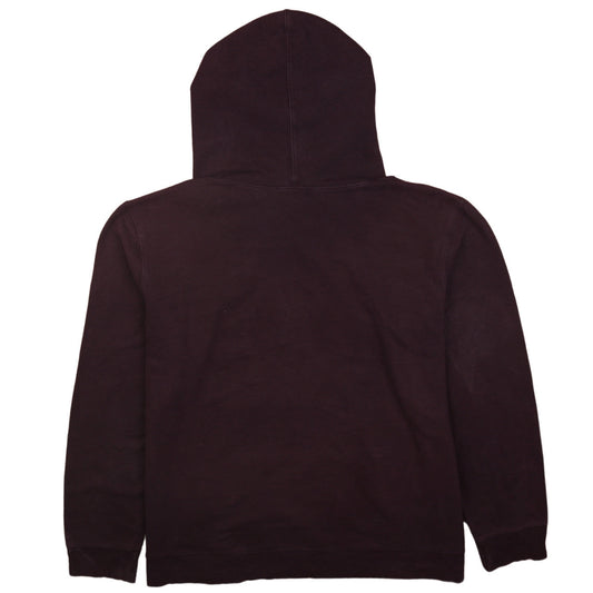 GAP Women Burgundy Pullover Hoodie XL Stretch Cotton Fleece