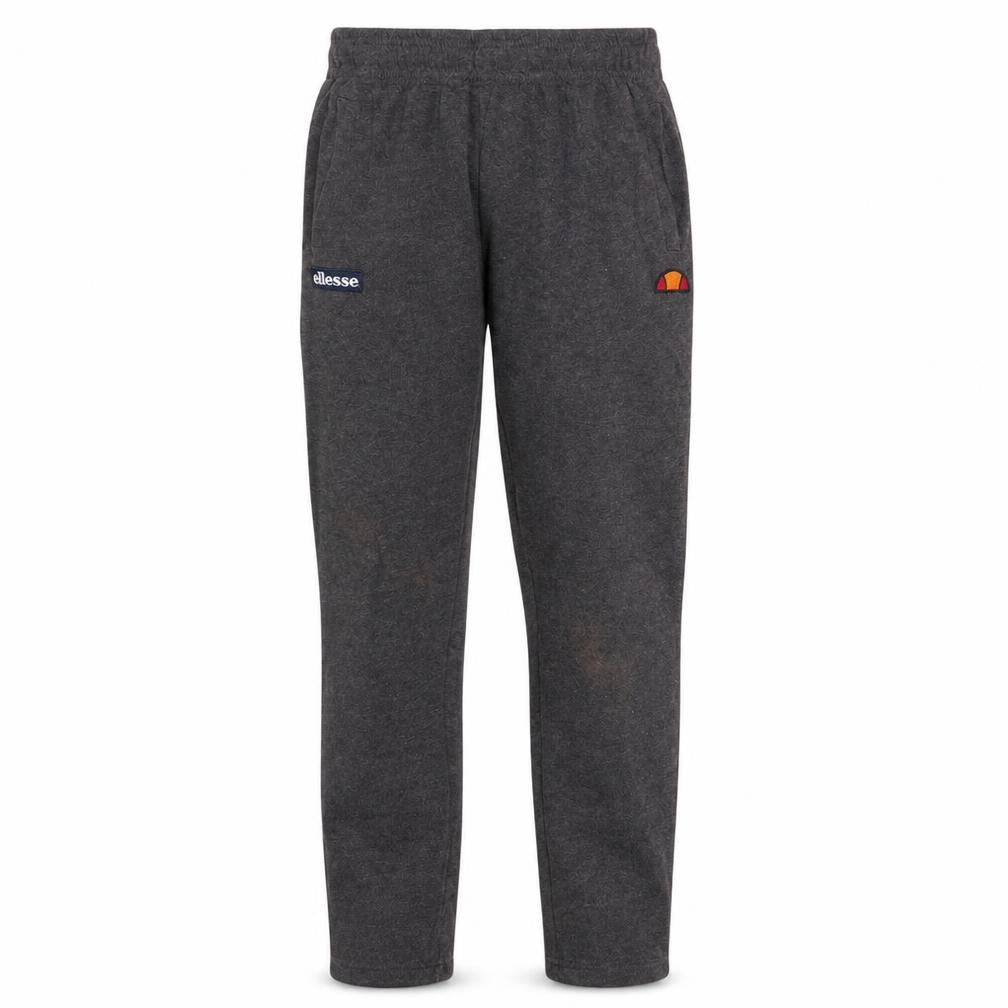 Ellesse Men's Grey Sweatpants S Regular Fit Fleece Joggers