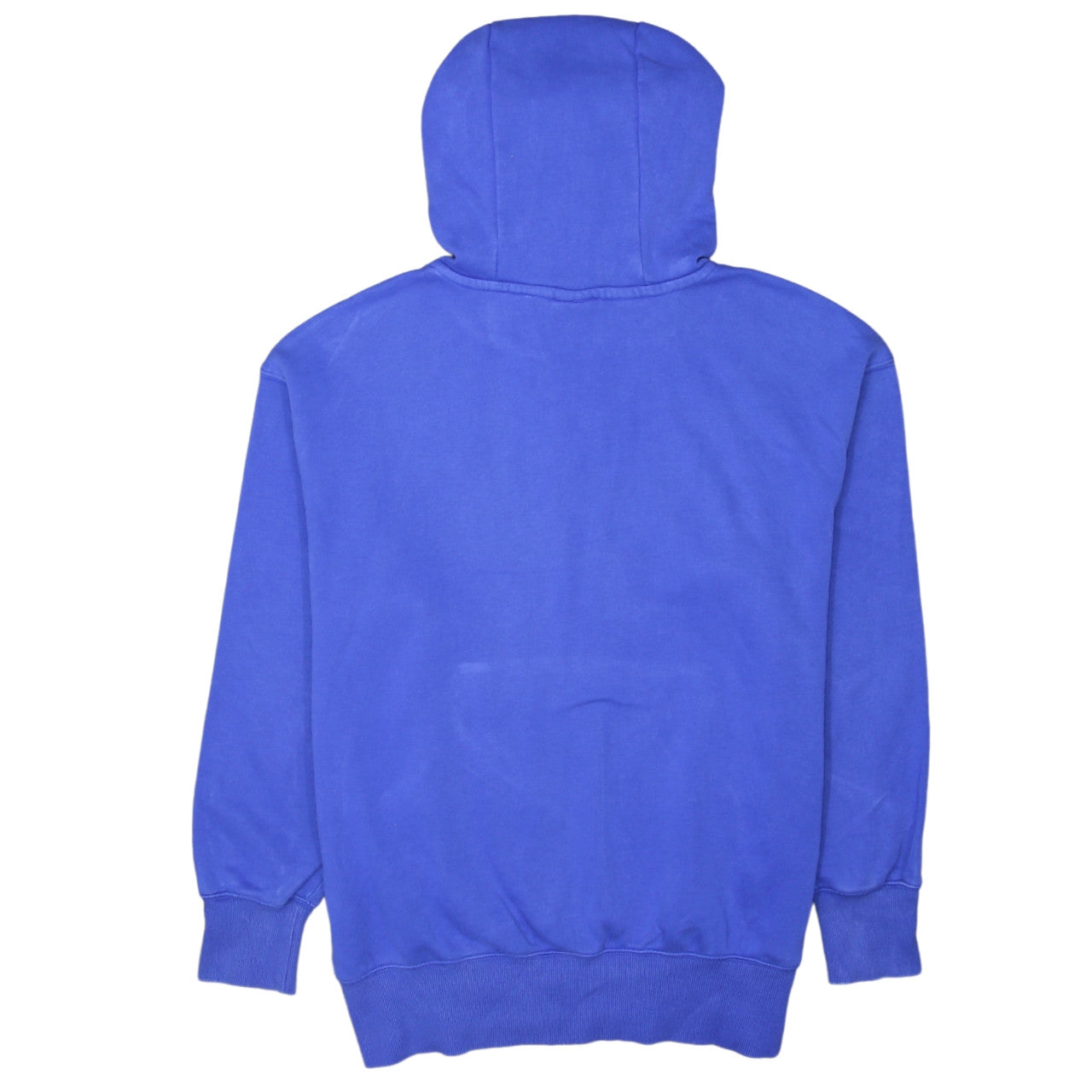 Nike Womens Blue XS Pullover Hoodie Cotton Blend Logo Sweatshirt