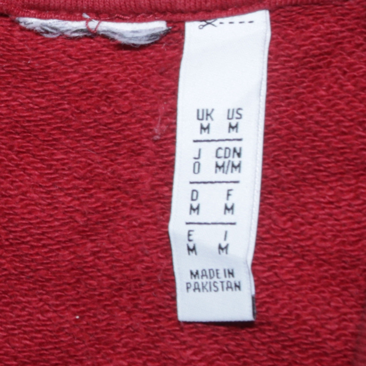 Adidas Mens Red Crew Neck Logo Sweatshirt Size M