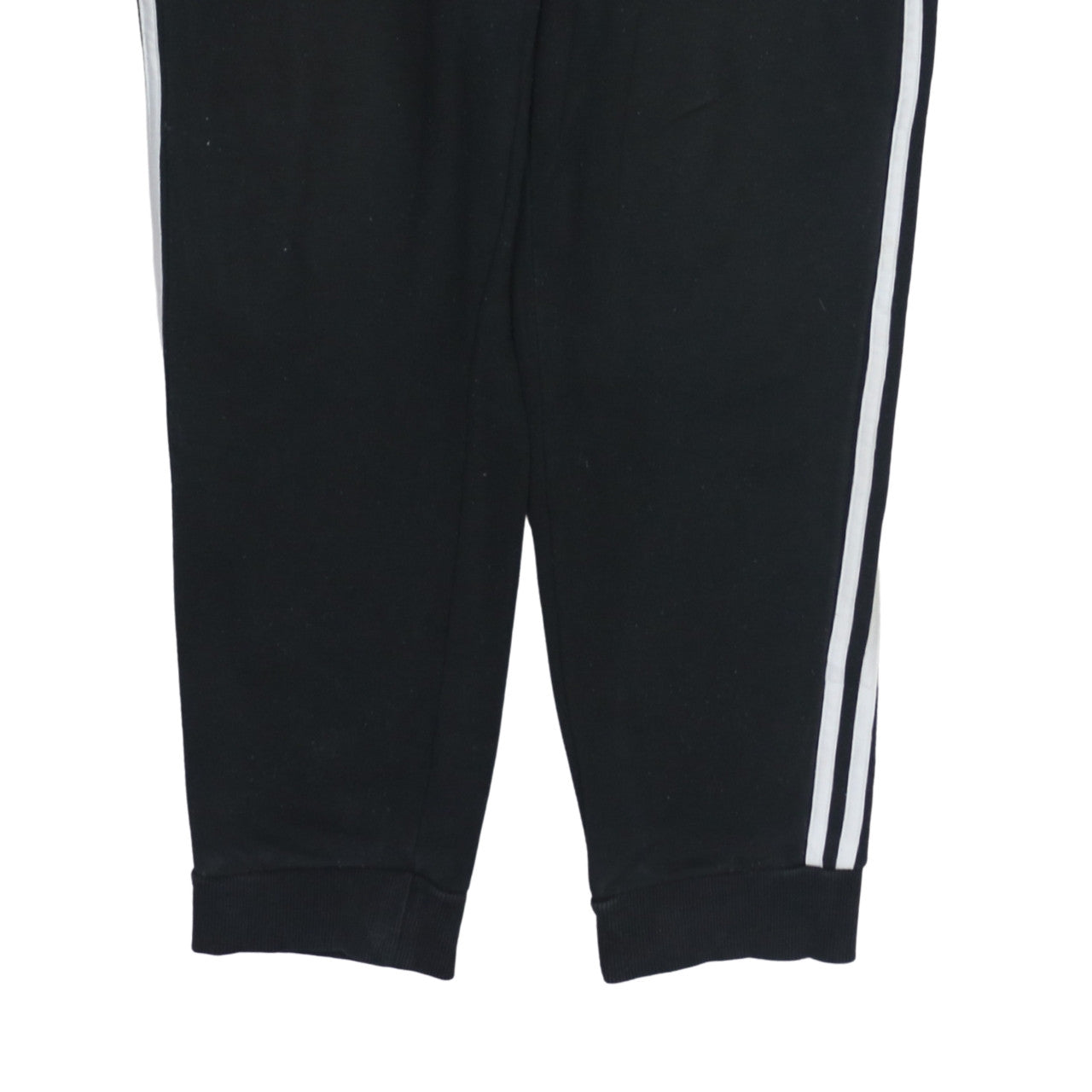Adidas Men Black L Sweatpants Joggers with Logo & Stripes