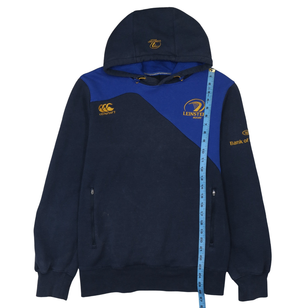 Canterbury Men's Blue Leinster Rugby Pullover Hoodie Size L
