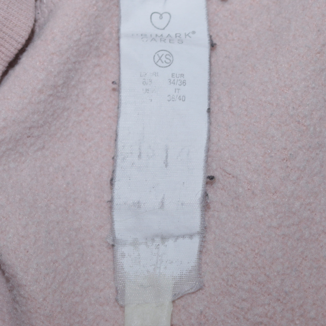 Primark Women Beige Minnie Mouse Pullover Sweatshirt XS Disney Graphic