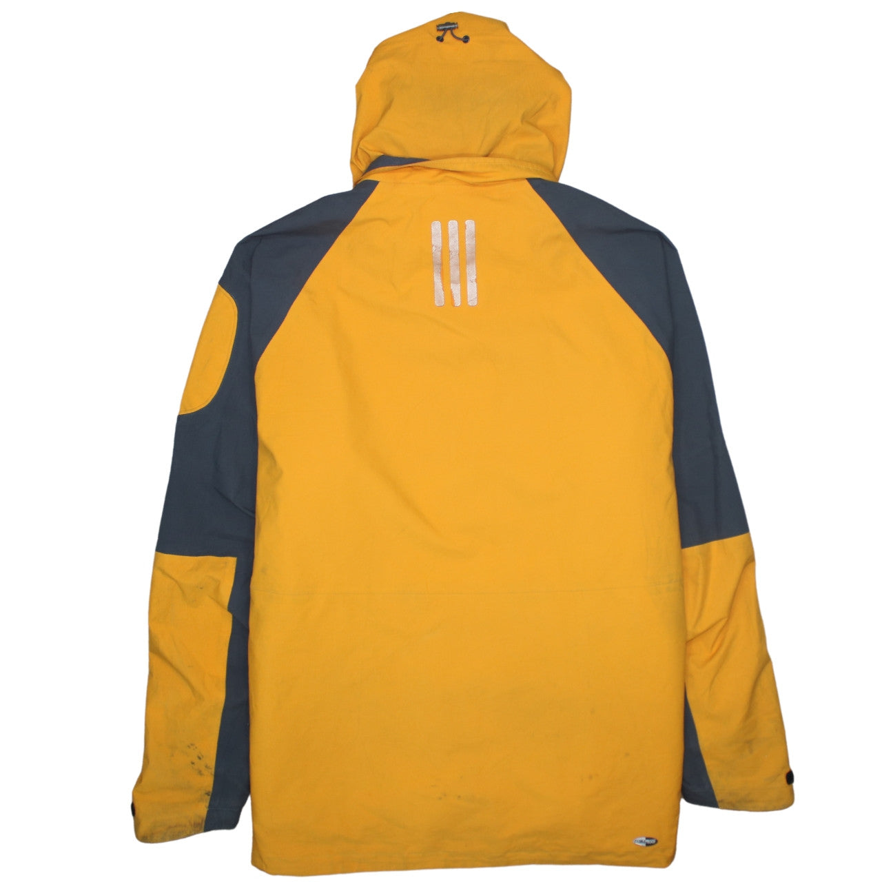 adidas Mens Yellow XL Waterproof Hooded Winter Parka Jacket