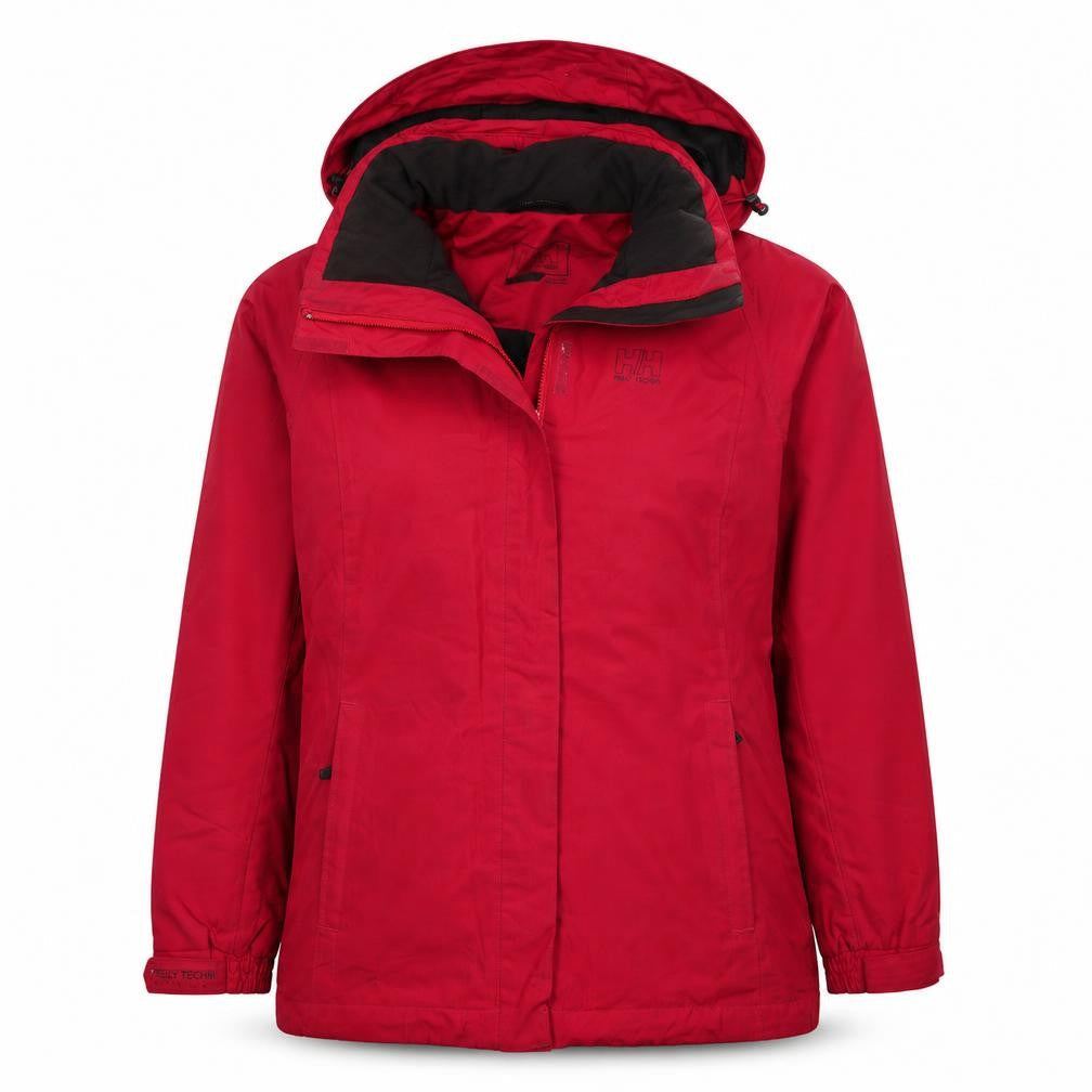 Helly Hansen Women’s Red Waterproof Hooded Jacket Size S