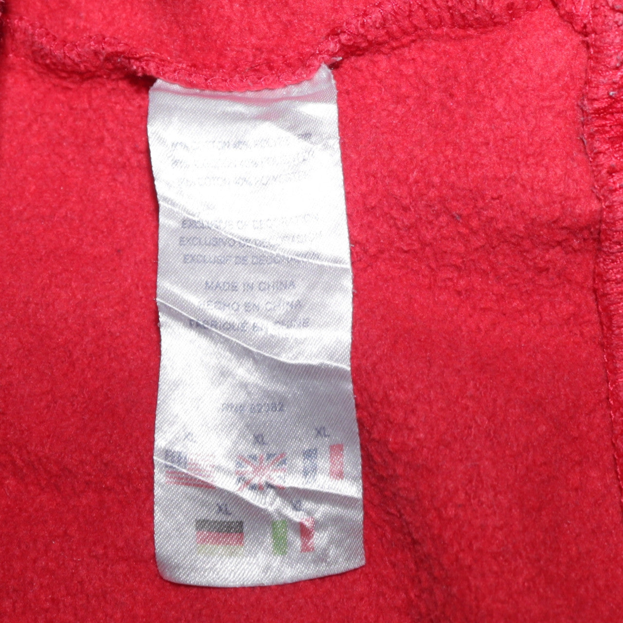 Champion Boys Red Pullover Hoodie XL Cotton Blend Fleece Sweatshirt