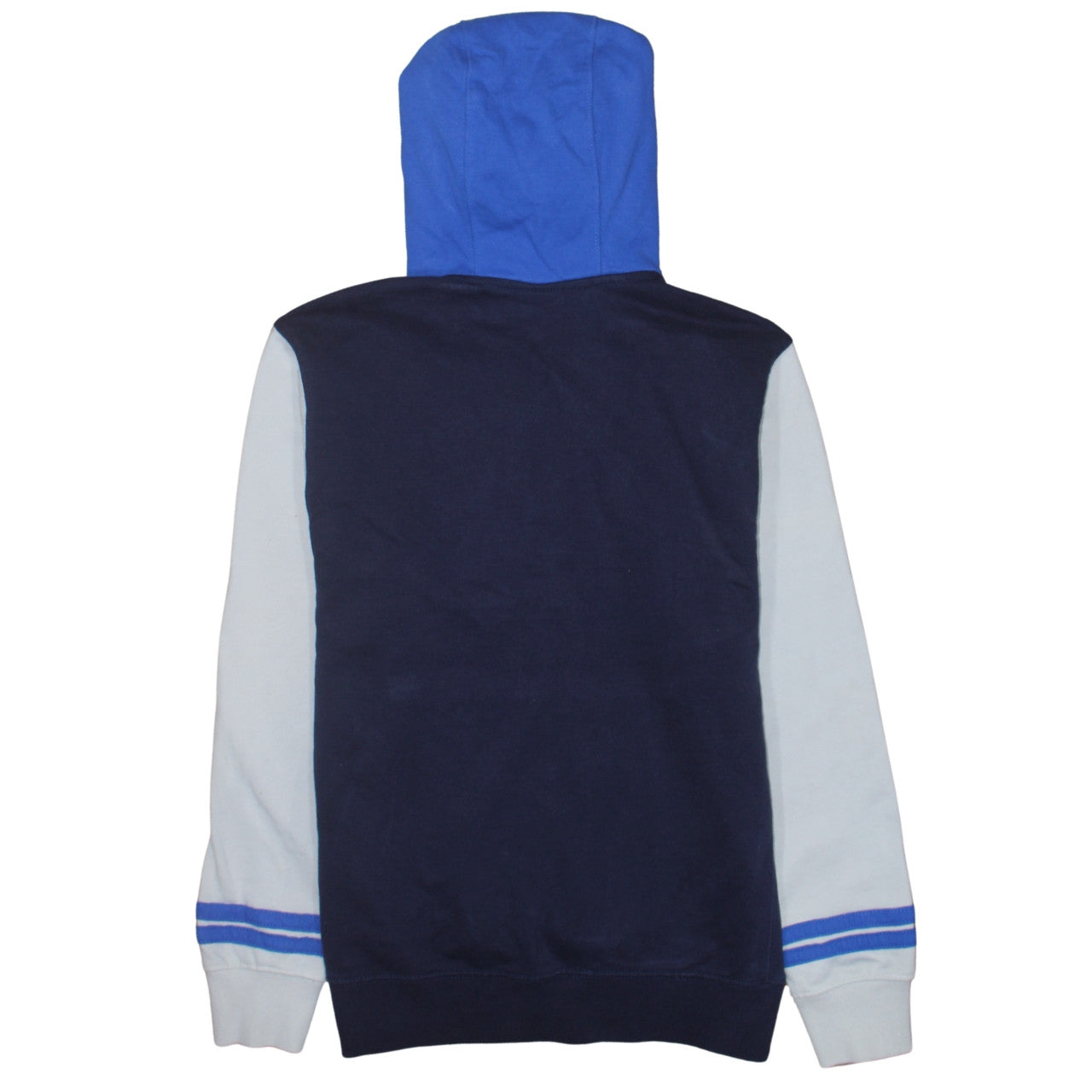 Nike Men's Blue Pullover Hoodie Small Cotton Logo Design