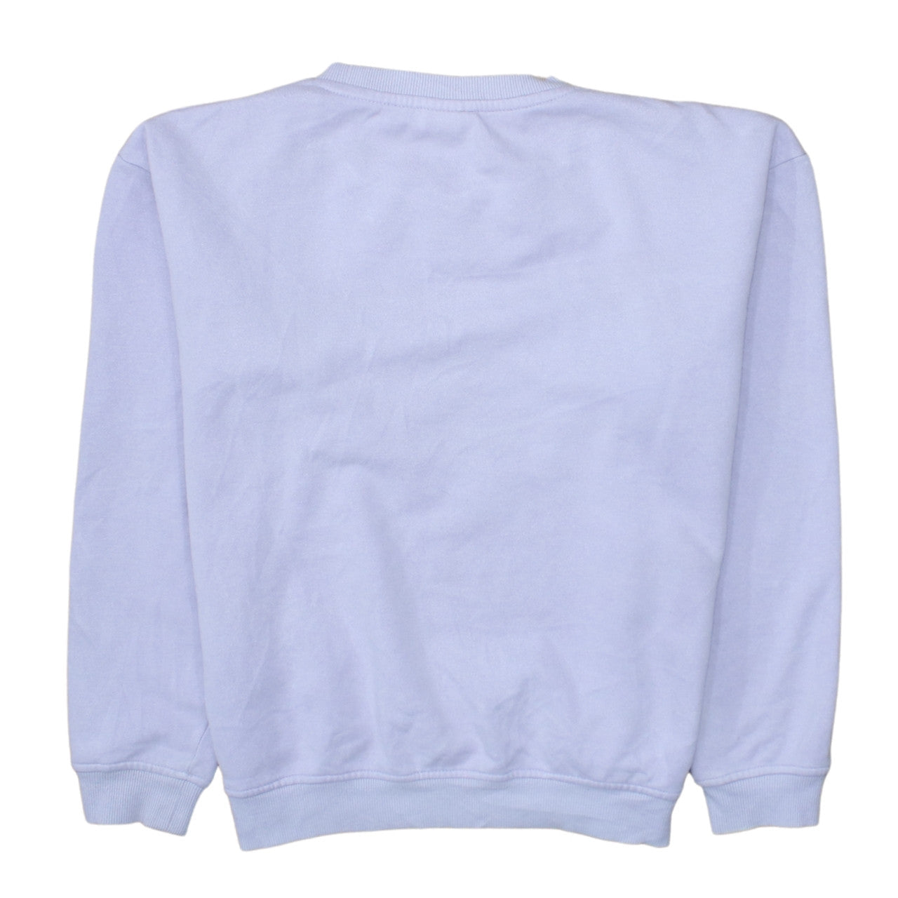 Ellesse Women Lilac Logo Sweatshirt UK 12 Cotton Blend Pullover