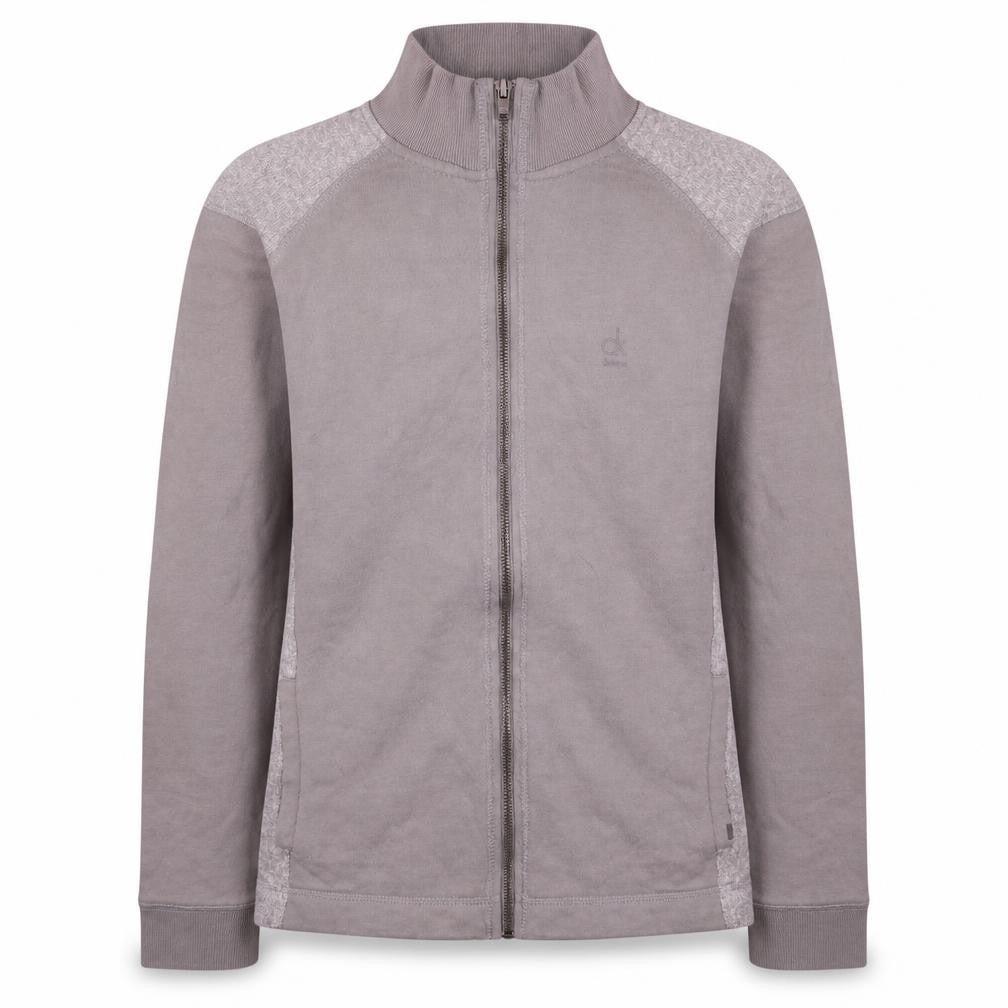 Calvin Klein Jeans Men's Grey Track Jacket Size S Full Zip Cotton Blend