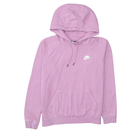 Nike Women Pink Pullover Hoodie Small Cotton Blend Casual