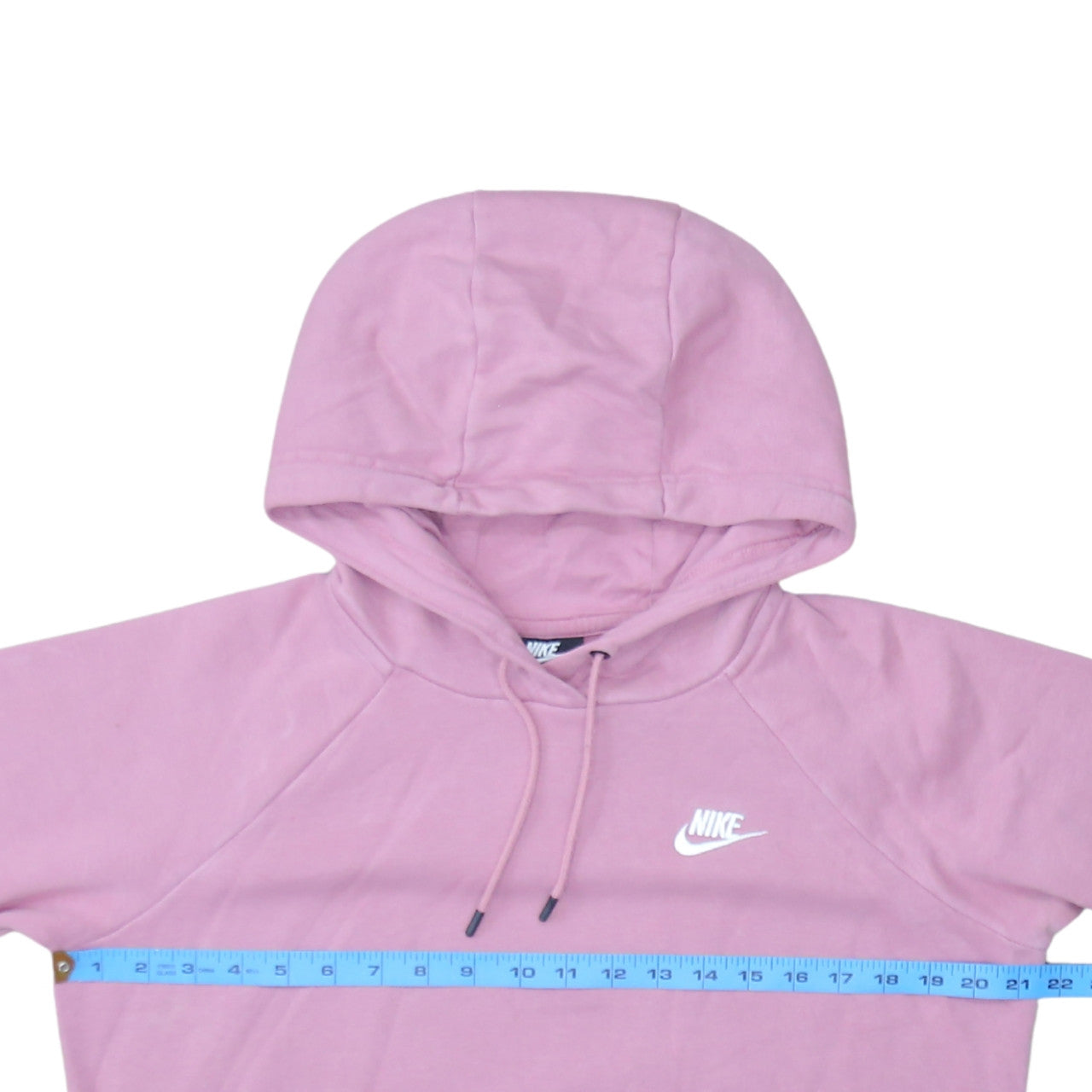 Nike Women Pink Pullover Hoodie Small Cotton Blend Casual