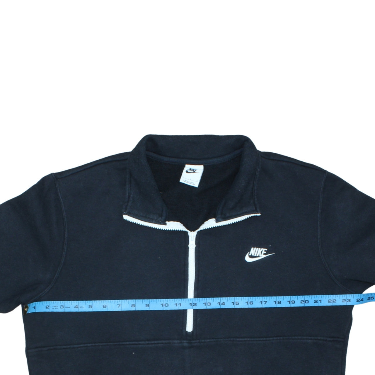 Nike Men's Black Fleece 1/2 Zip Pullover Sweatshirt Size L