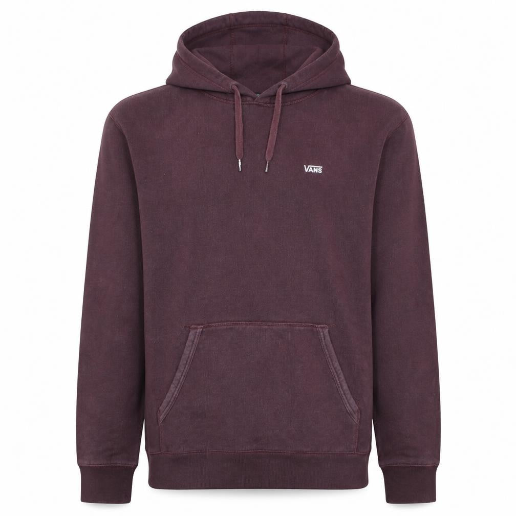 Vans Men’s Brown Pullover Hoodie Size L Fleece Regular Fit