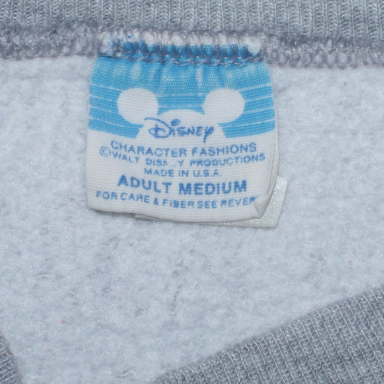 Disney Women Grey Mickey Mouse Pullover Sweatshirt Medium