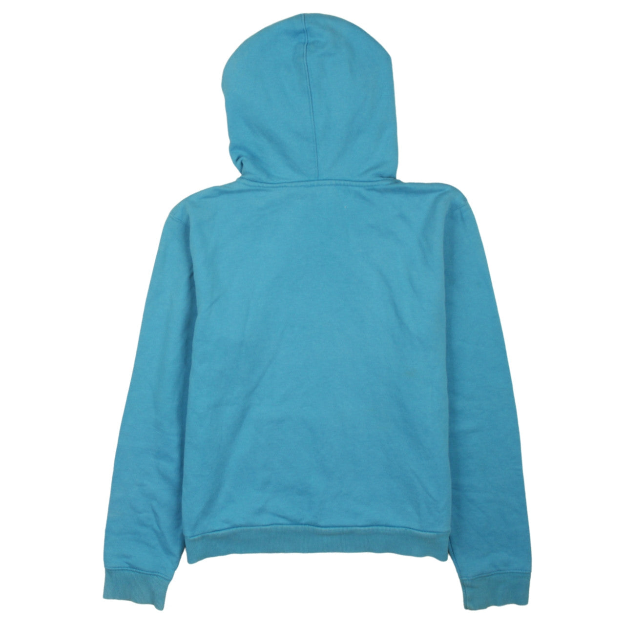 Puma Womens Blue Pullover Hoodie Size 12 Cotton Logo Sweatshirt