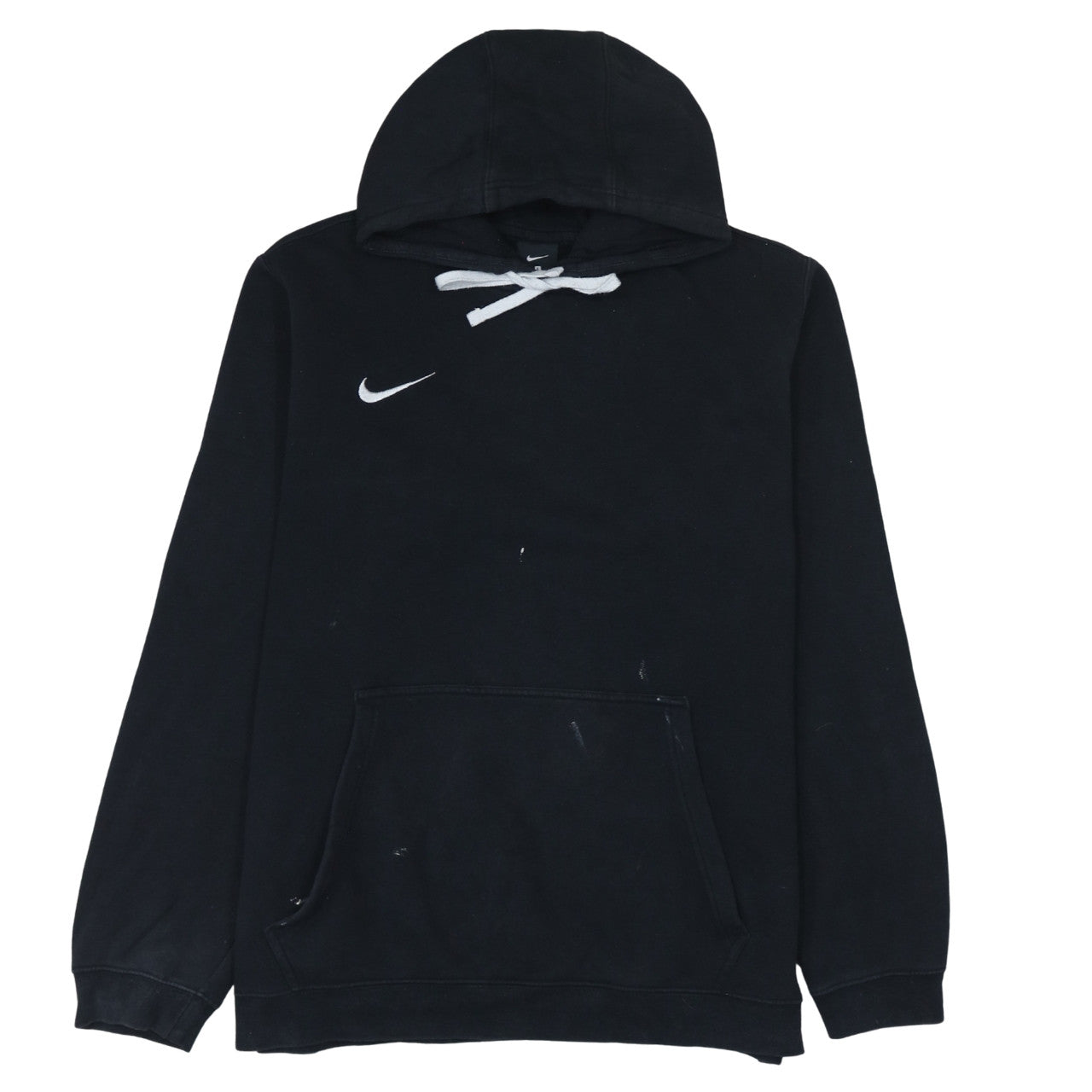 Nike Men's Black Pullover Hoodie L Sports Fleece Sweatshirt