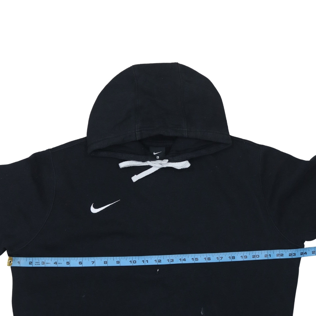 Nike Men's Black Pullover Hoodie L Sports Fleece Sweatshirt