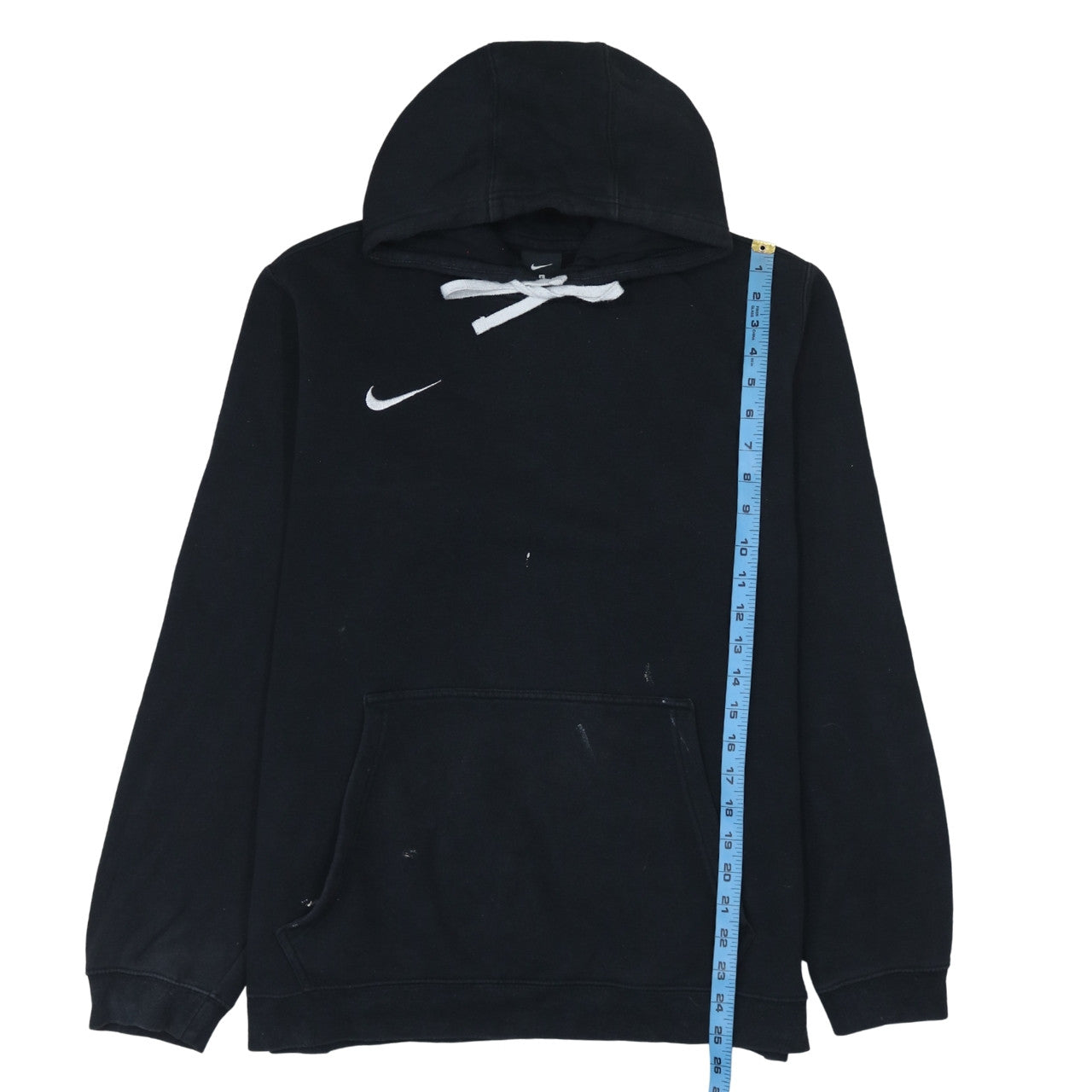 Nike Men's Black Pullover Hoodie L Sports Fleece Sweatshirt