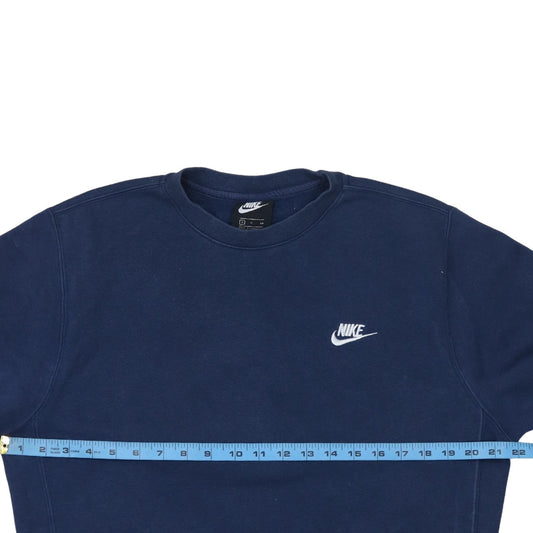 Nike Men's Blue Small Crew Neck Pullover Sweatshirt