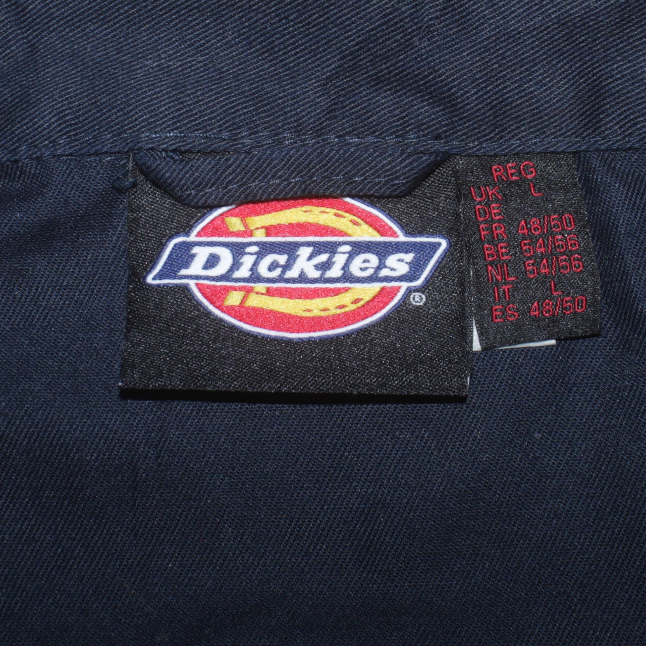 Dickies Men Blue L Workwear Twill Coat with Pockets