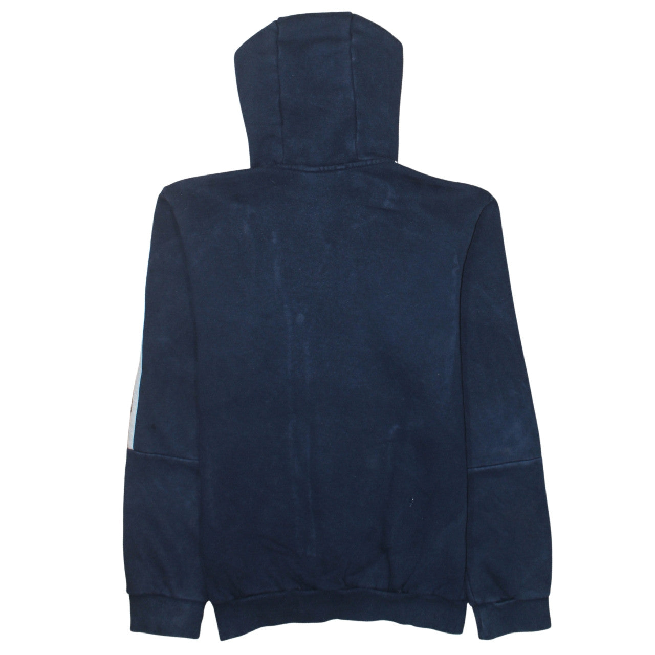 Adidas Mens Blue Full Zip Hooded Sweatshirt Hoodie Size M