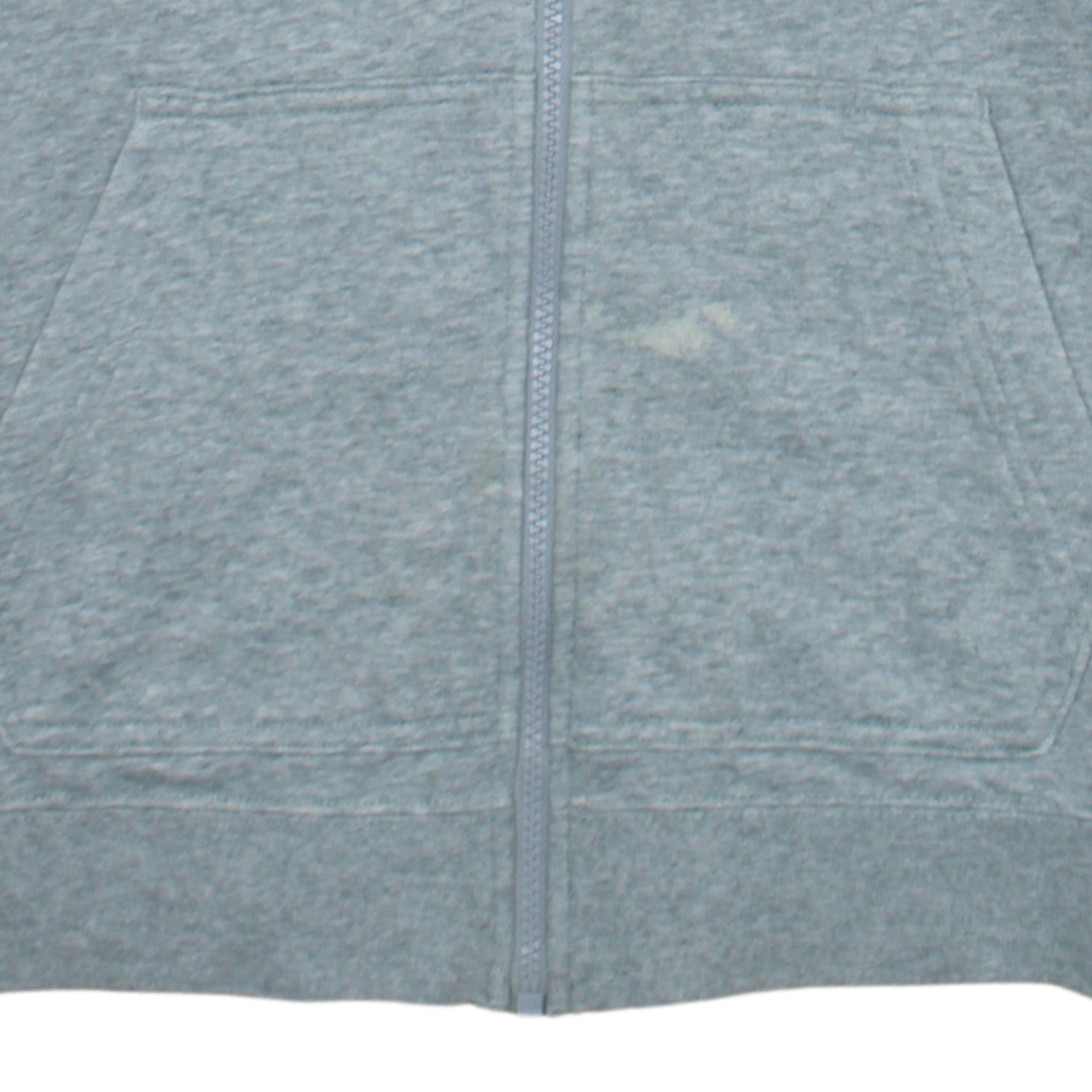 Nike Men's Grey Full Zip Hoodie Size S Sports Jersey Logo