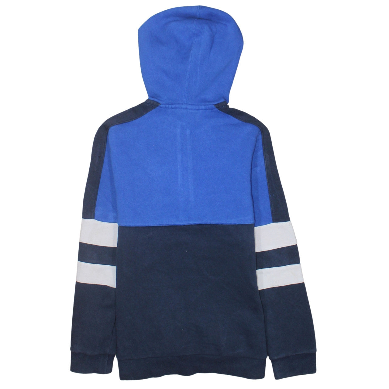 Nike Boys Blue Colourblock 1/4 Zip Hooded Sweatshirt 10-12 Years