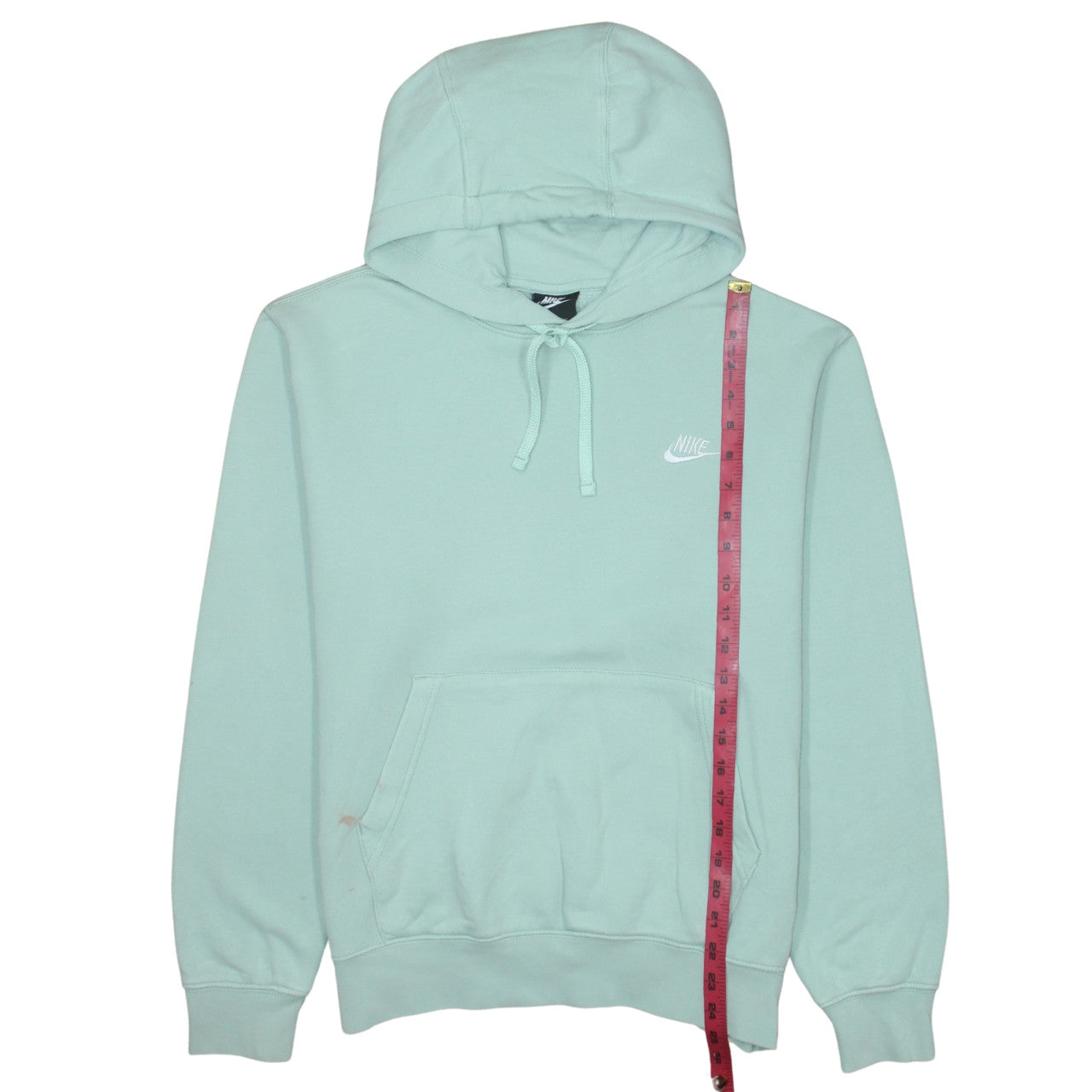 Nike Women’s Mint Green Pullover Hoodie Size S Cotton Blend