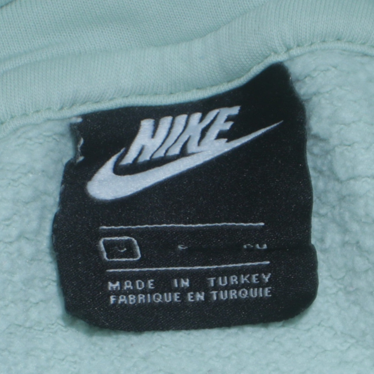 Nike Women’s Mint Green Pullover Hoodie Size S Cotton Blend