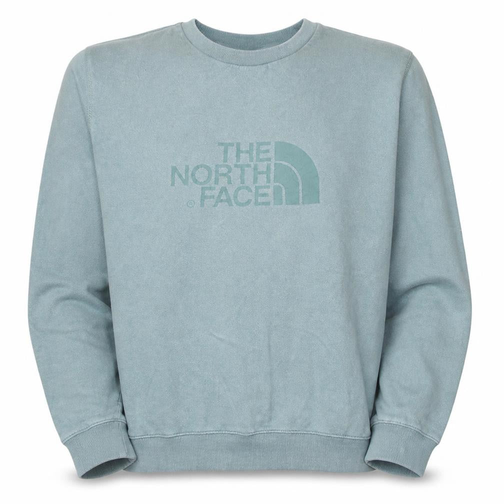 The North Face Men's Green Large Crew Neck Pullover Sweatshirt