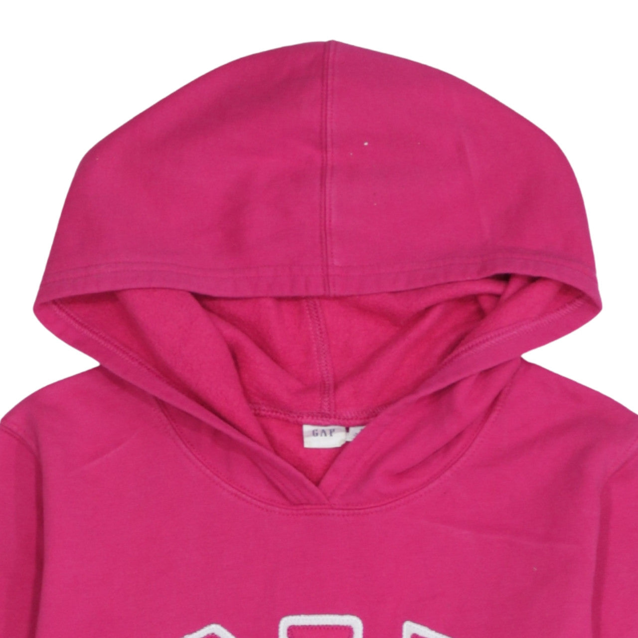 GAP Womens Pink Pullover Hoodie Small Cotton Logo Casual