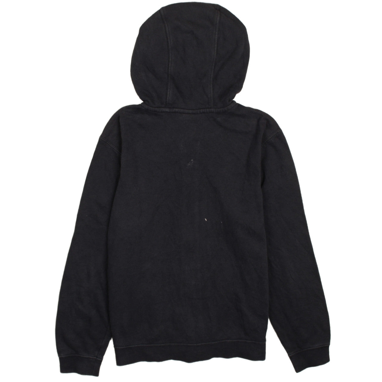 Nike Boys Black Full Zip Fleece Hoodie Size L with Logo Front