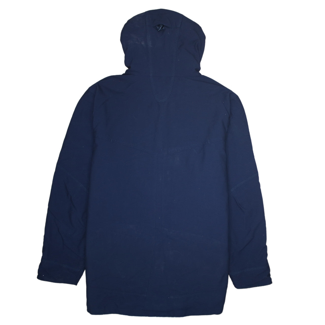 Nike Men's Blue Hooded Parka Jacket Size M Regular Fit Zip Pockets
