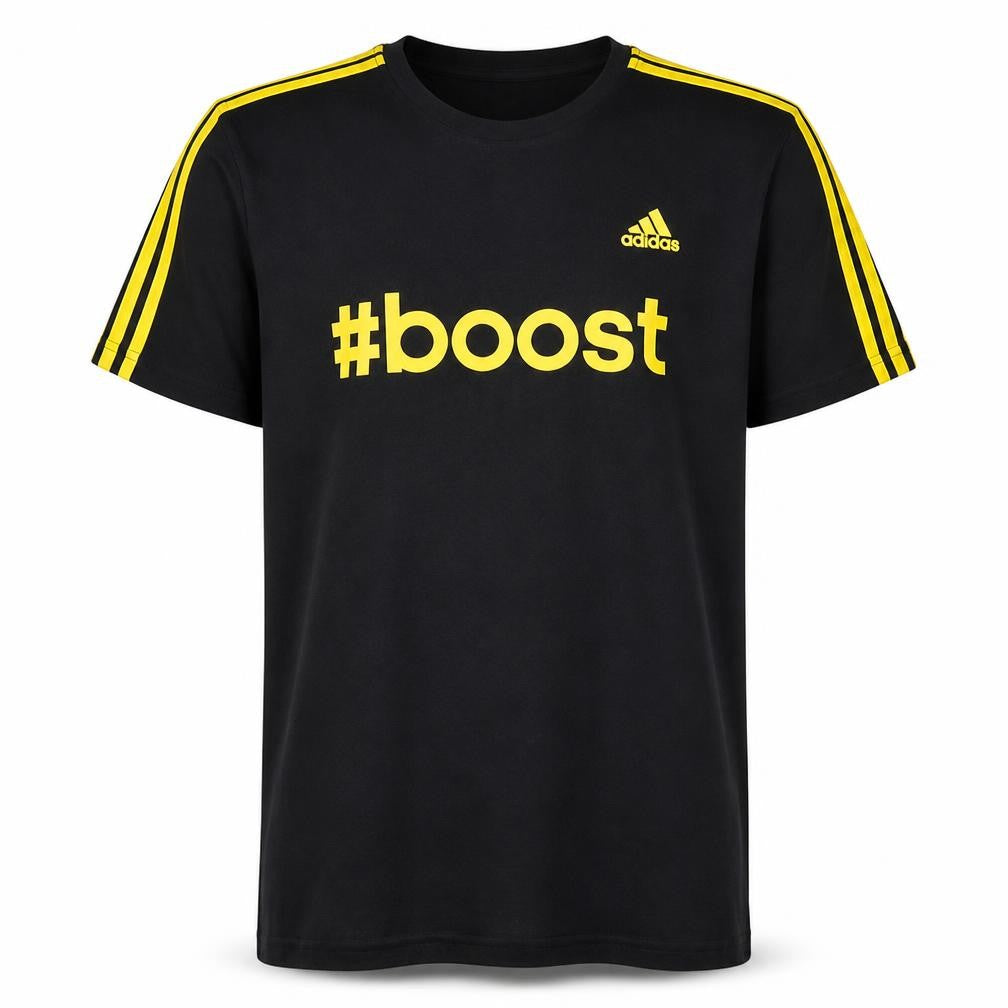 Adidas Men's Black #Boost Sports T-Shirt Size S