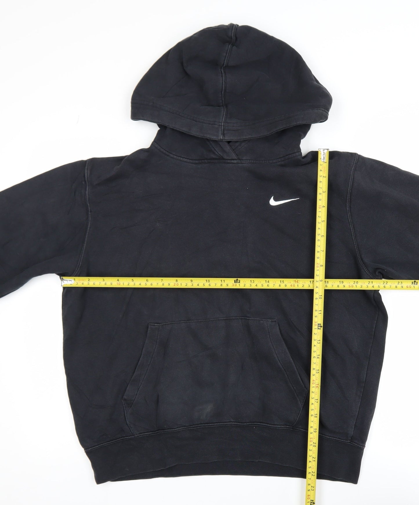 Nike Men's Black Pullover Hoodie Size M Logo Sportswear