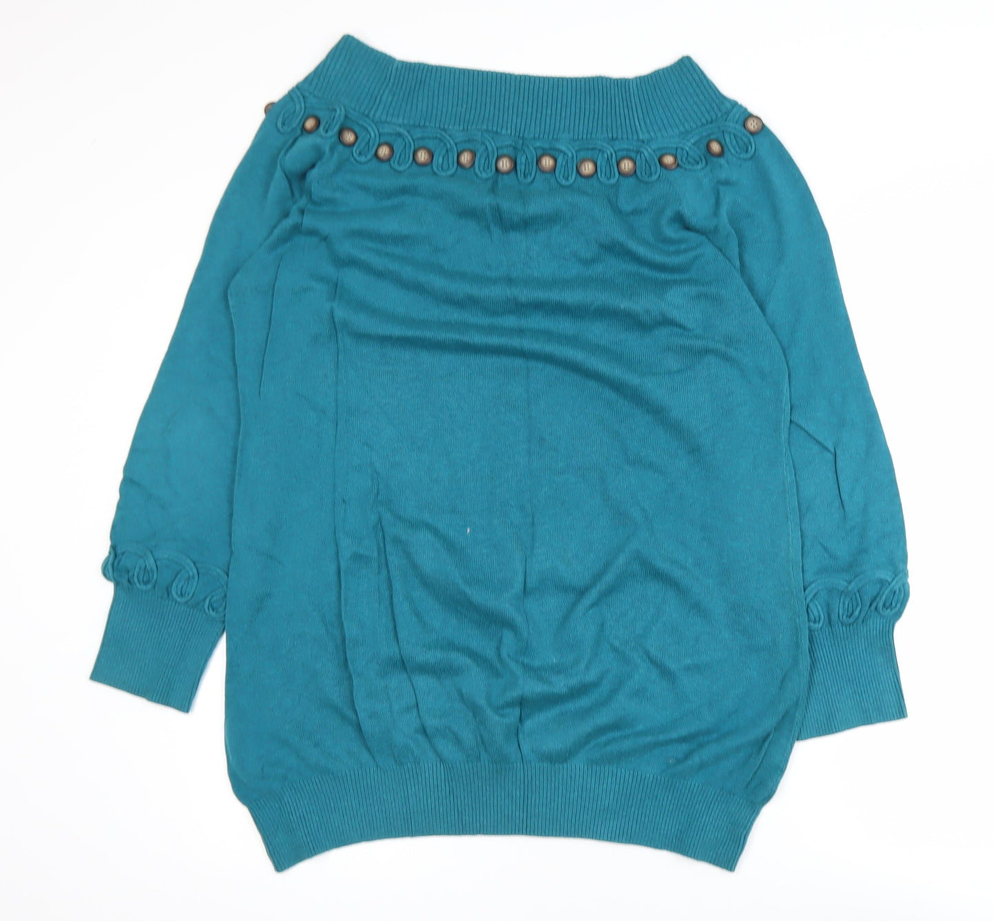 Marks and Spencer Women’s Blue Cotton Pullover Jumper Size 16