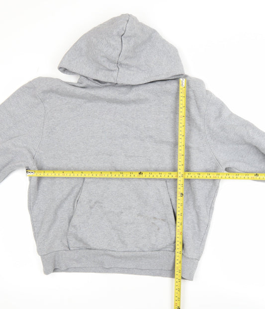 ASOS DESIGN Men’s Grey Pullover Hoodie XS Regular Fit Fleece