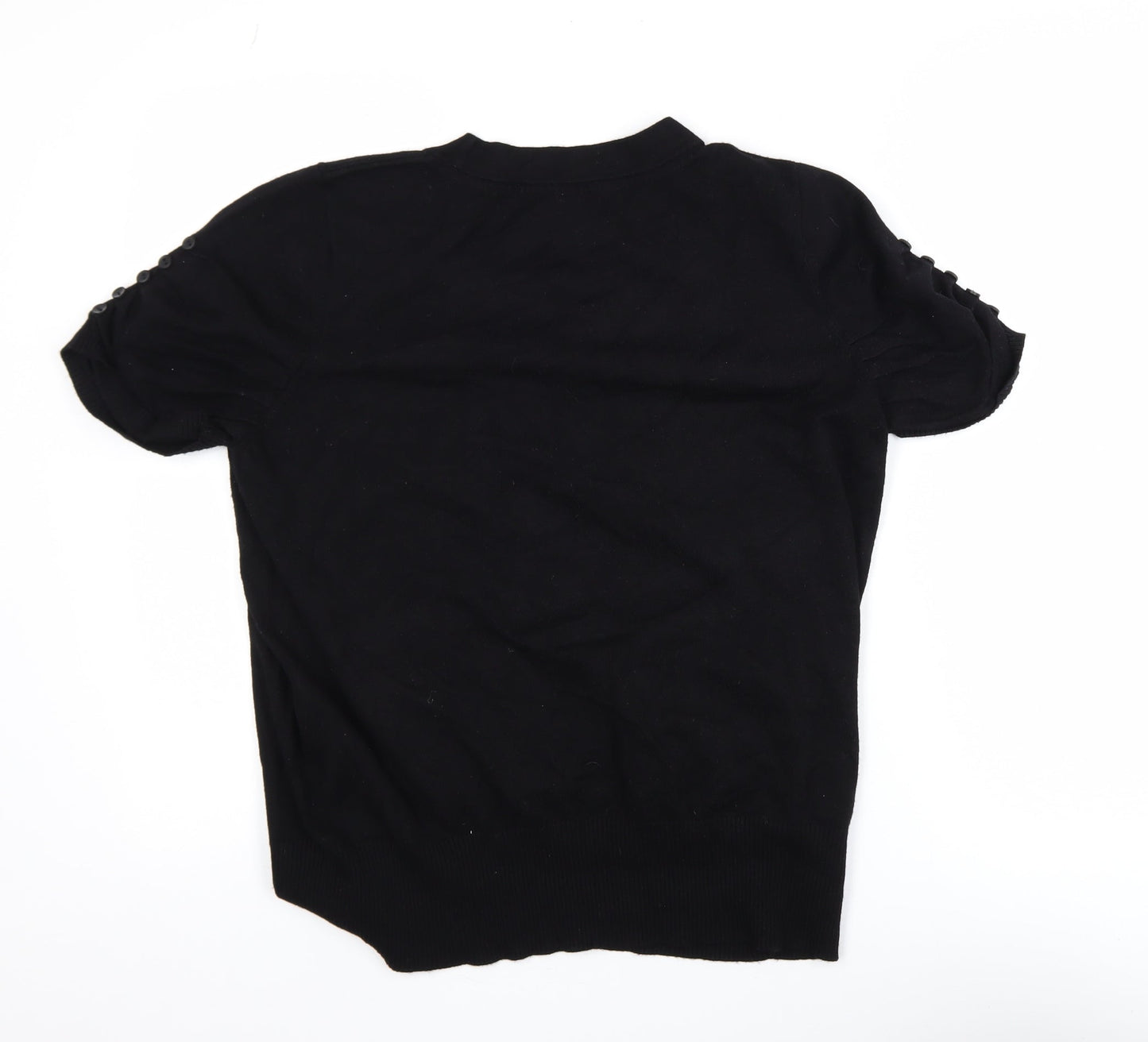 BHS Women’s Black Size 20 Short Sleeve Knit Top